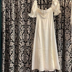 WE WORE WHAT white dress NWT